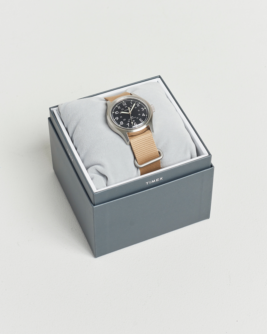 Homme | Timex MK1 Hand Wind 36mm Tan Black Dial | Timex | MK1 Hand Wind 36mm Tan Black Dial