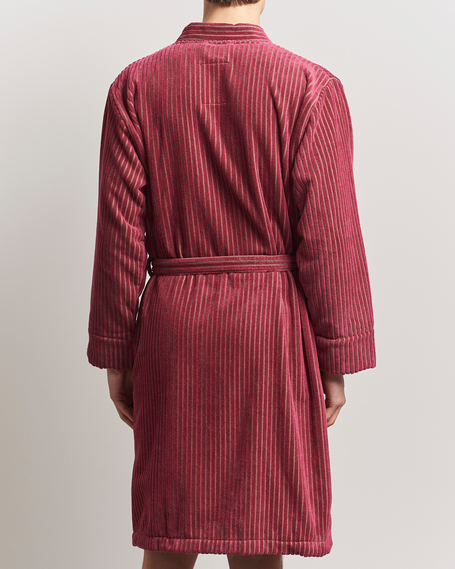 Homme | OAS Striped Velour Robe Botanico | OAS | Striped Velour Robe Botanico