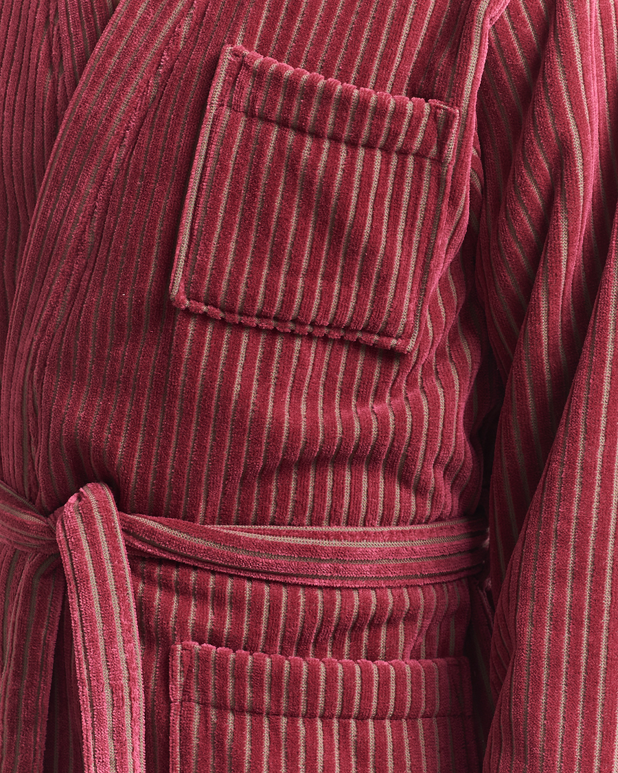 Homme | OAS Striped Velour Robe Botanico | OAS | Striped Velour Robe Botanico