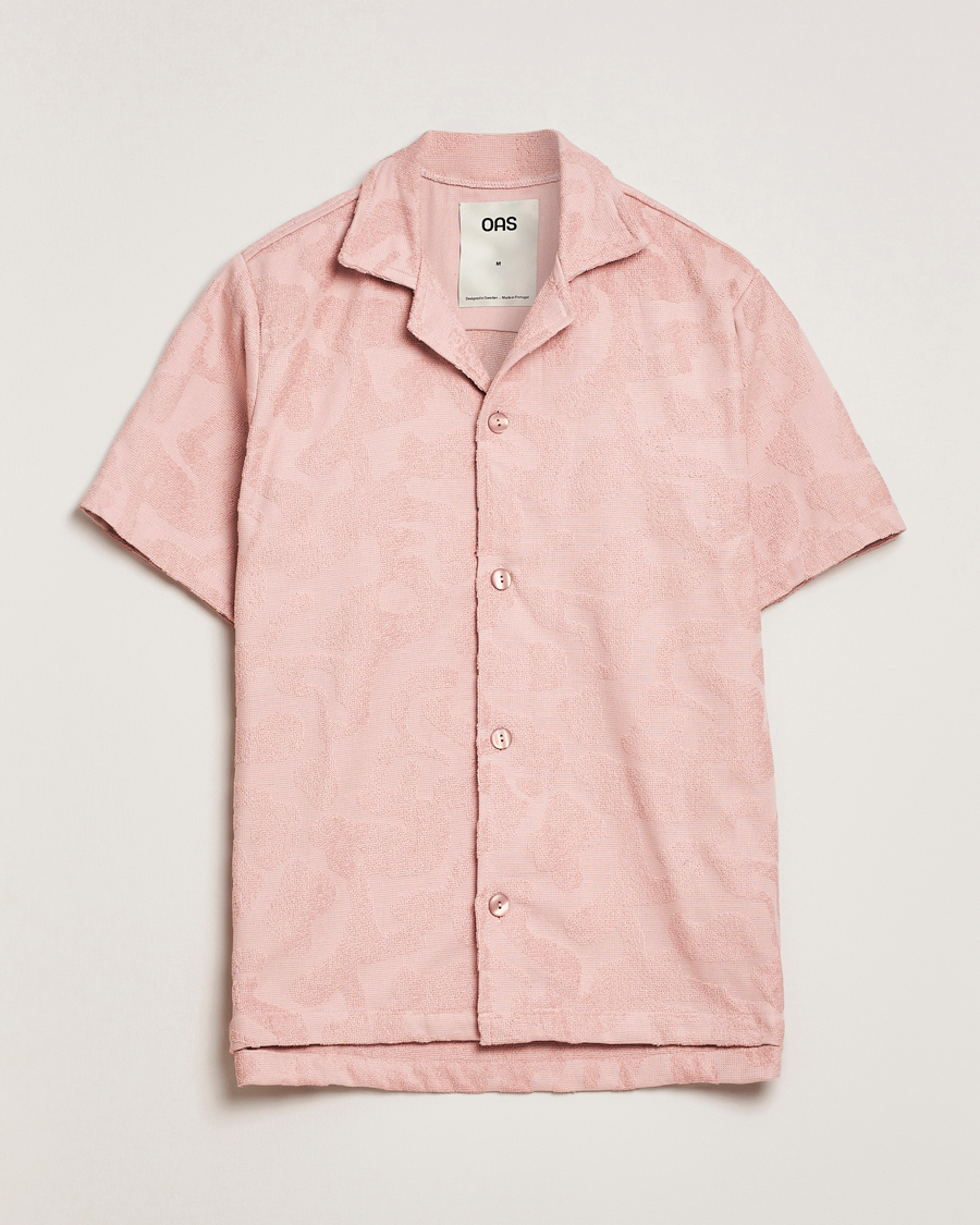 Homme | Chemises | OAS | Short Sleeve Cuba Terry Shirt Blush Puzzlotec