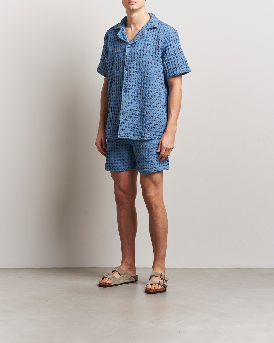 Homme | Shorts | OAS | Porto Waffle Shorts Coronet