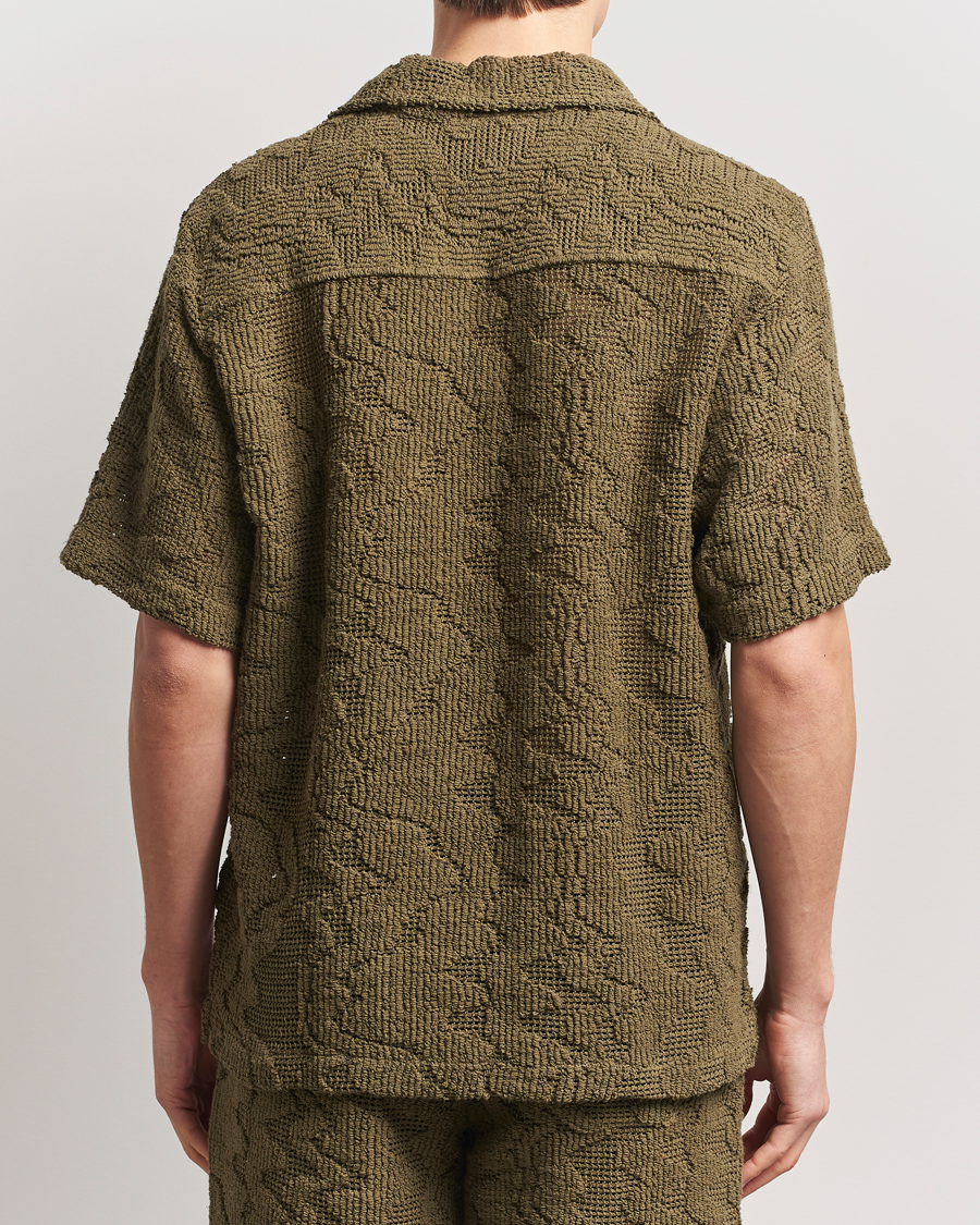 Homme | Chemises | OAS | Cuba Crochet Shirt Pine Verve