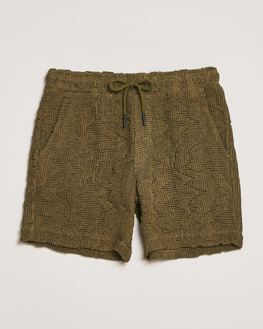 Homme | Shorts | OAS | Cuba Crochet Shorts Pine Verve