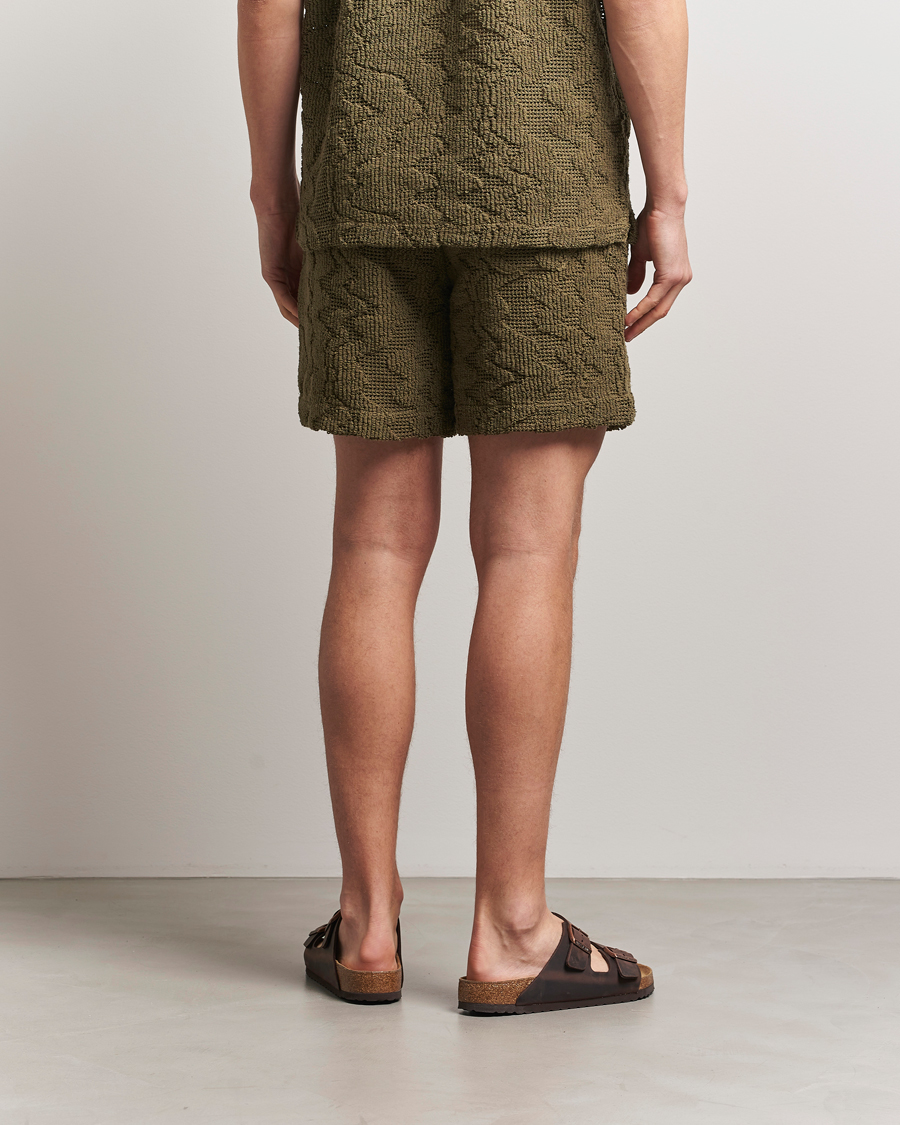 Homme | Shorts | OAS | Cuba Crochet Shorts Pine Verve