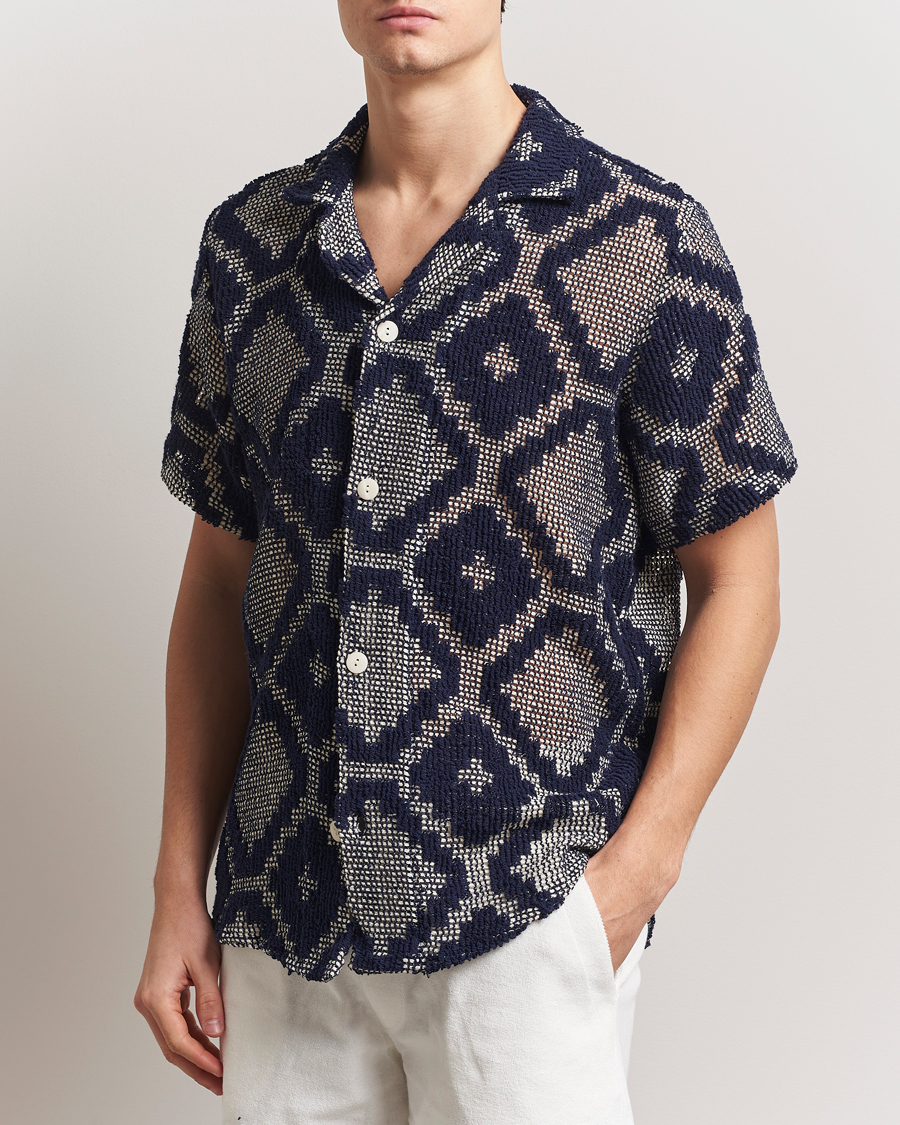 Homme | Chemises | OAS | Cuba Crochet Shirt Trastevere