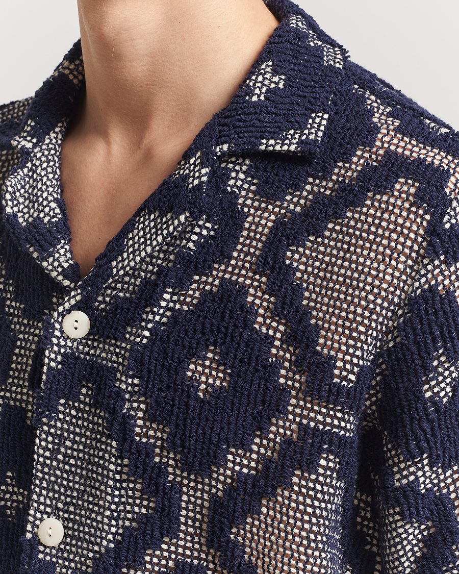 Homme | Chemises | OAS | Cuba Crochet Shirt Trastevere