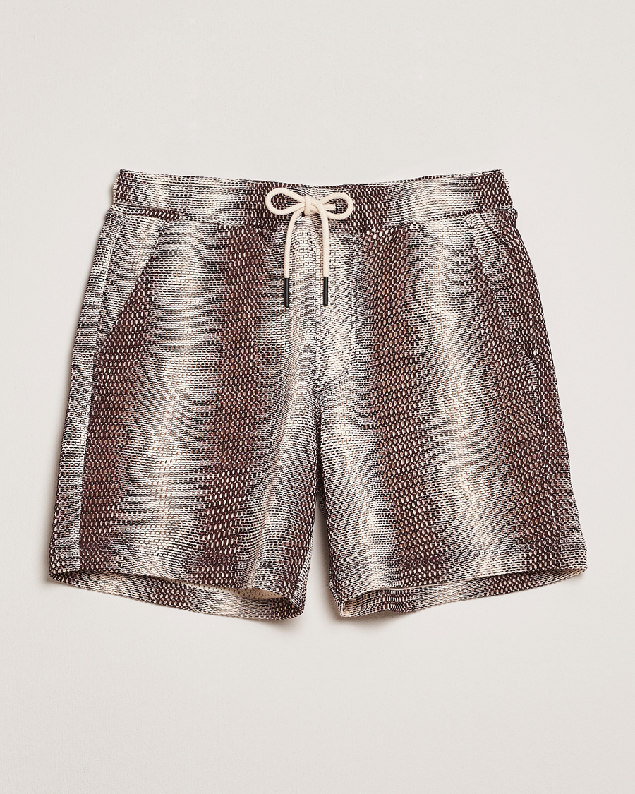 Homme | Shorts | OAS | Cotton Net Shorts Merlot Echo