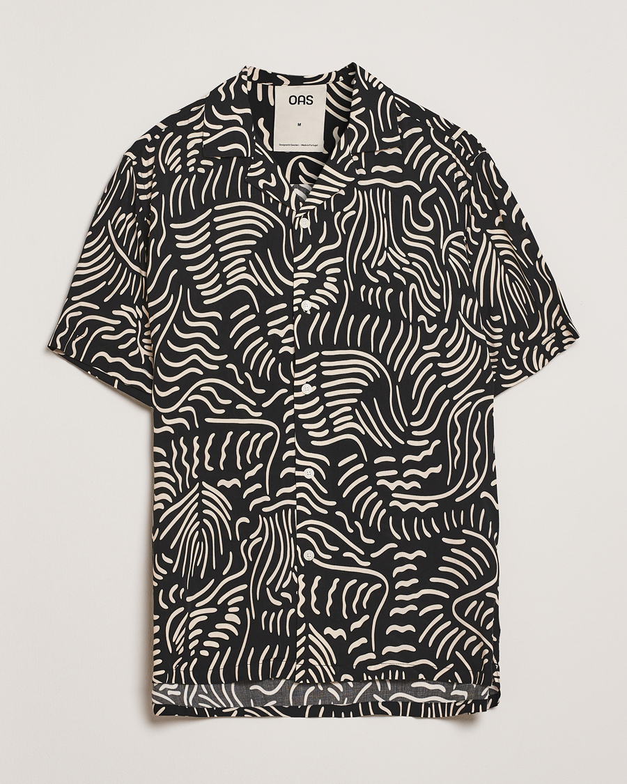 Homme | Chemises | OAS | Viscose Resort Short Sleeve Shirt Tar Lorenzo