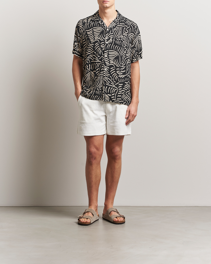 Homme | Chemises | OAS | Viscose Resort Short Sleeve Shirt Tar Lorenzo