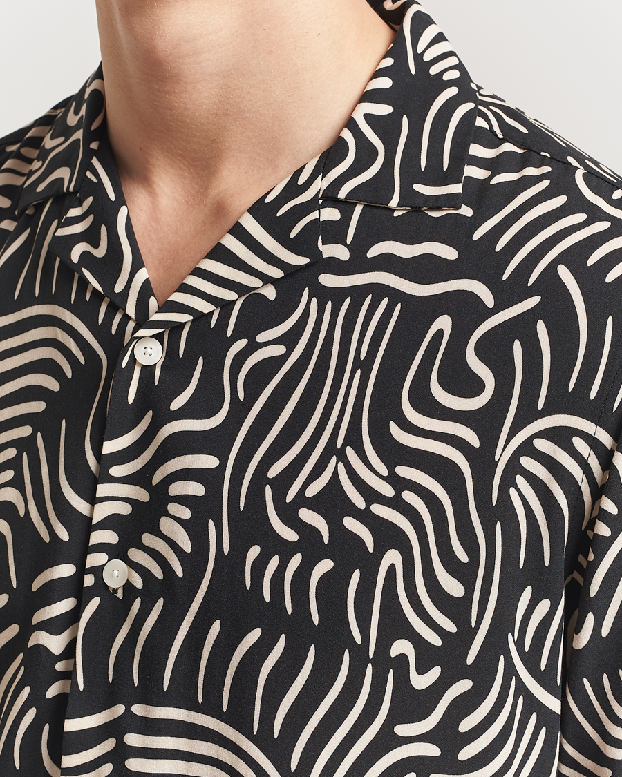 Homme | Chemises | OAS | Viscose Resort Short Sleeve Shirt Tar Lorenzo