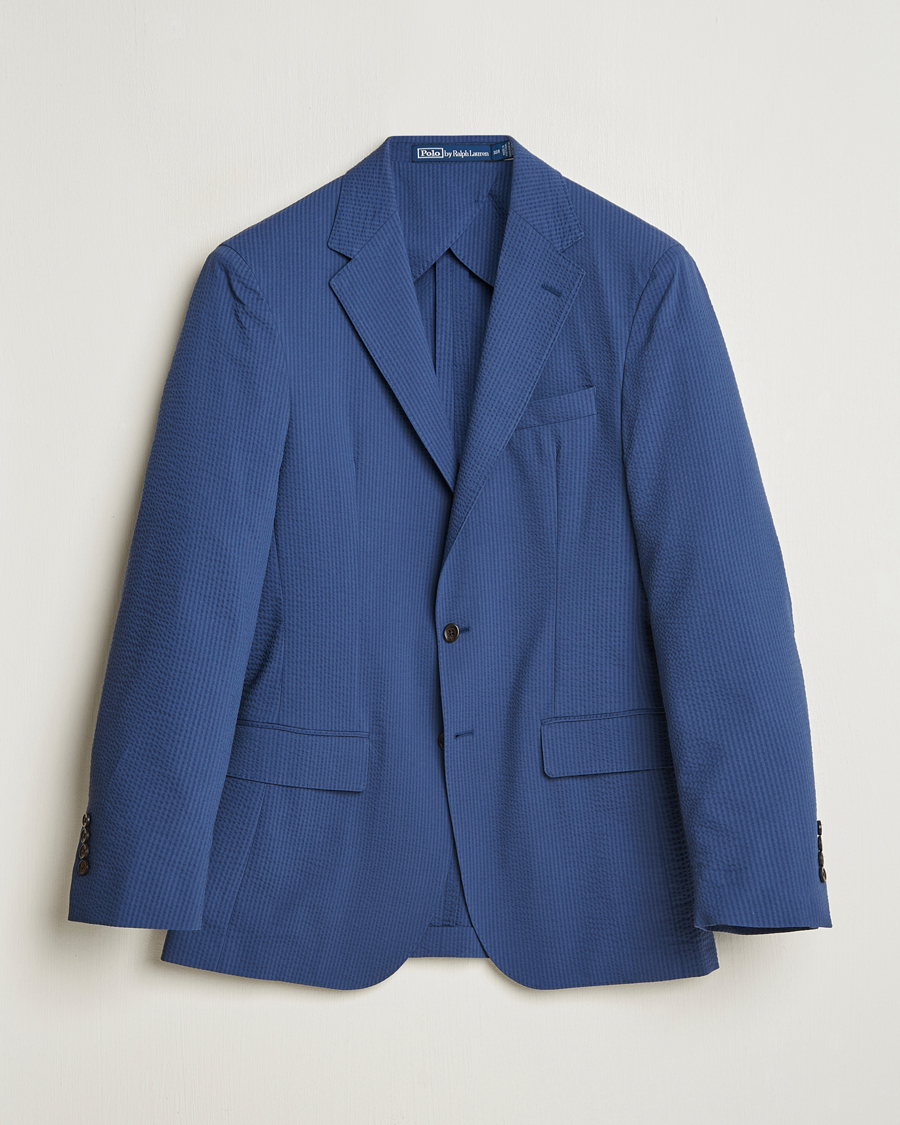 Homme | Blazers | Polo Ralph Lauren | Seersucker Sportcoat Blue Sea