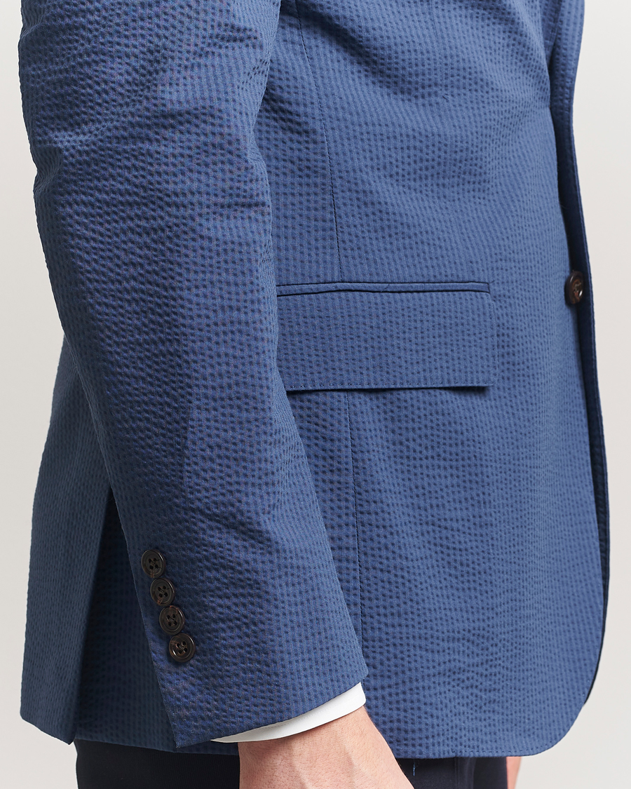 Homme | Blazers | Polo Ralph Lauren | Seersucker Sportcoat Blue Sea