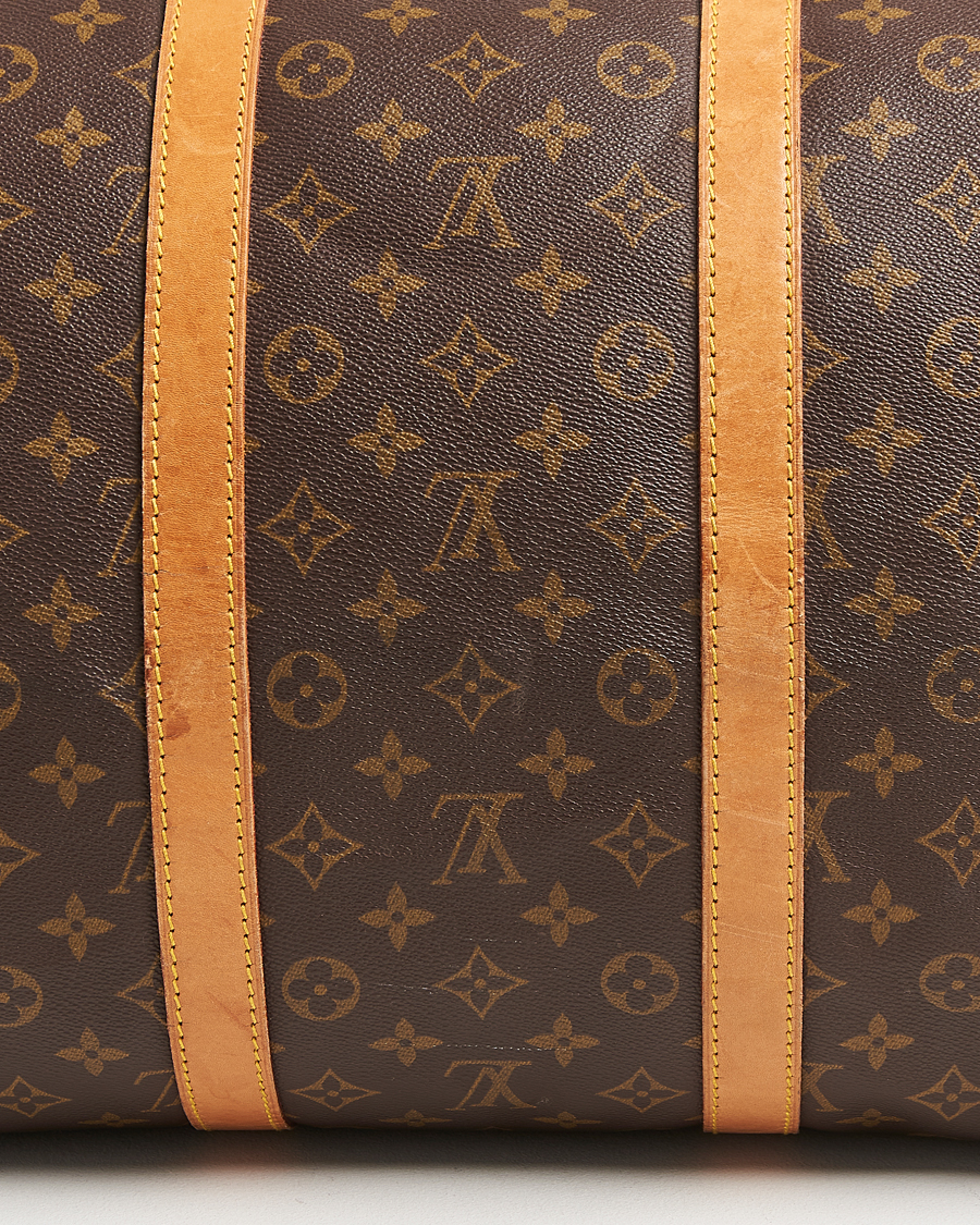 Homme | Louis Vuitton Pre-Owned Keepall 55 Monogram | Louis Vuitton Pre-Owned | Keepall 55 Monogram