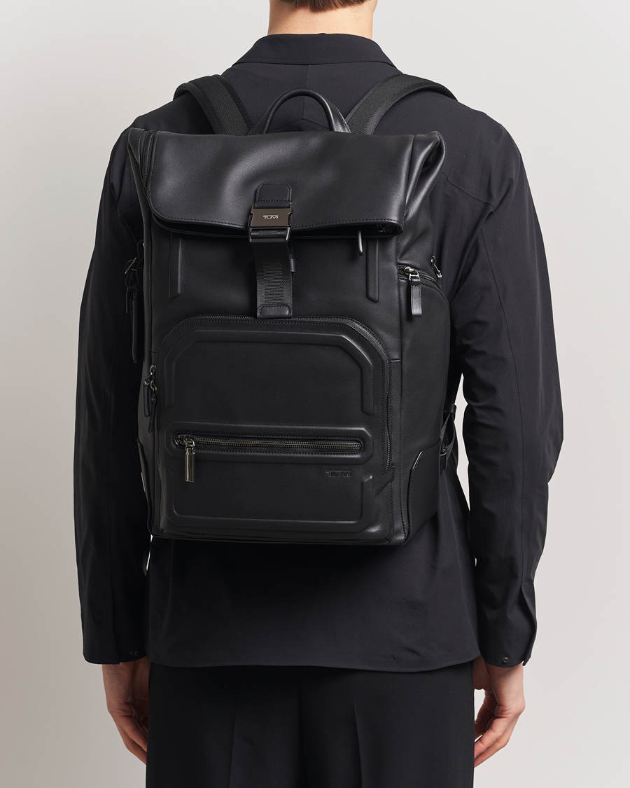Homme | Sacs | TUMI | Harrison Osborn Roll Top Backpack Black