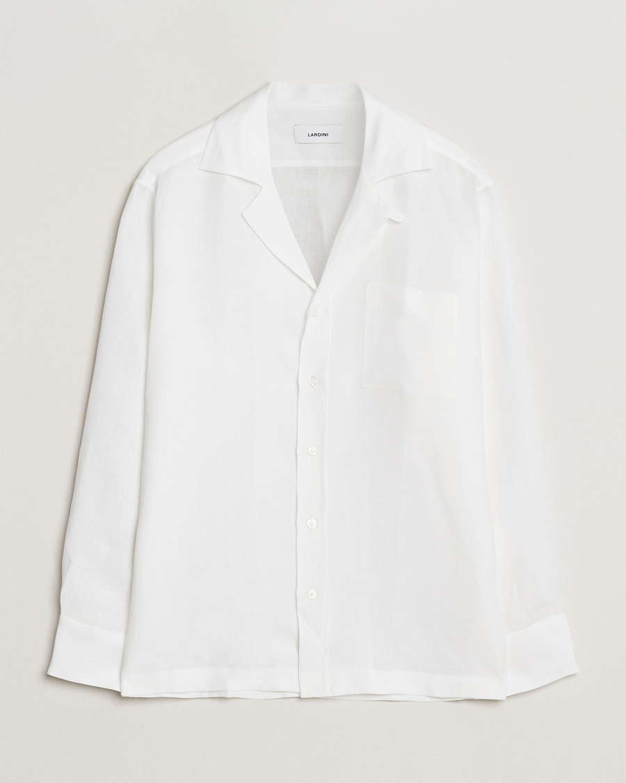 Homme | Chemises | Lardini | Paul Linen Resort Shirt White