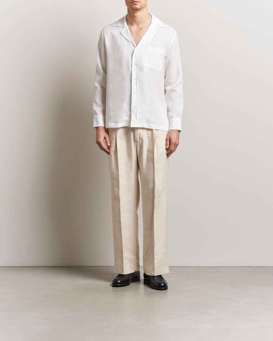 Homme | Chemises | Lardini | Paul Linen Resort Shirt White