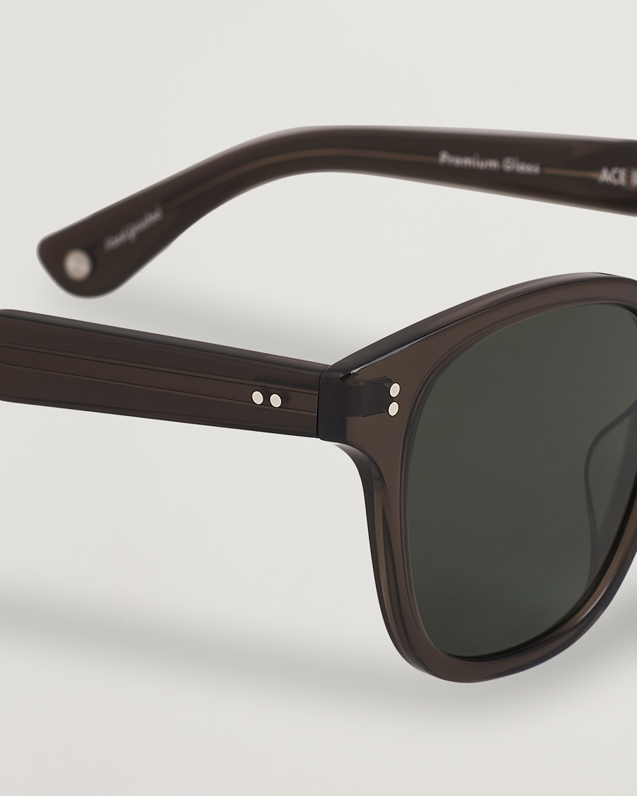 Homme | Lunettes De Soleil | Garrett Leight | Ace II 49 Sunglasses Black Glass