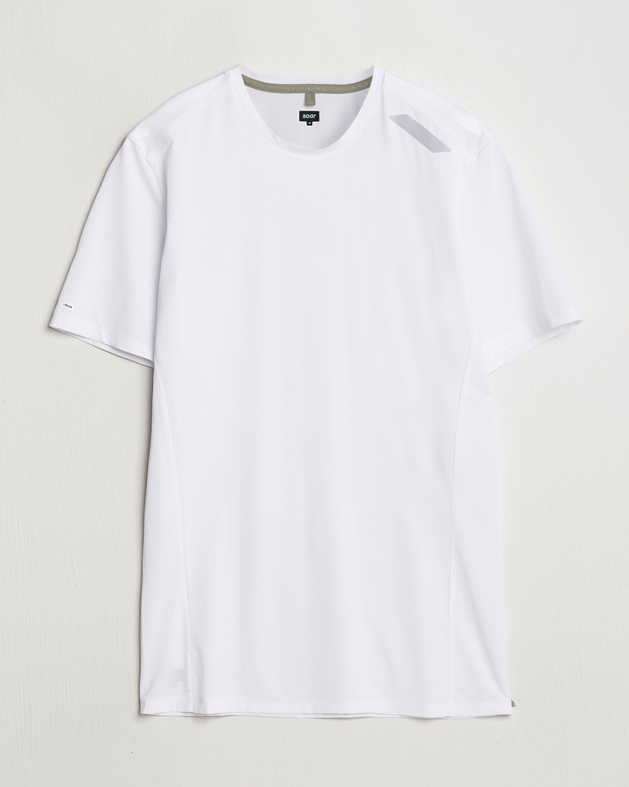 Homme | T-shirts | SOAR Running | Tech Tee White