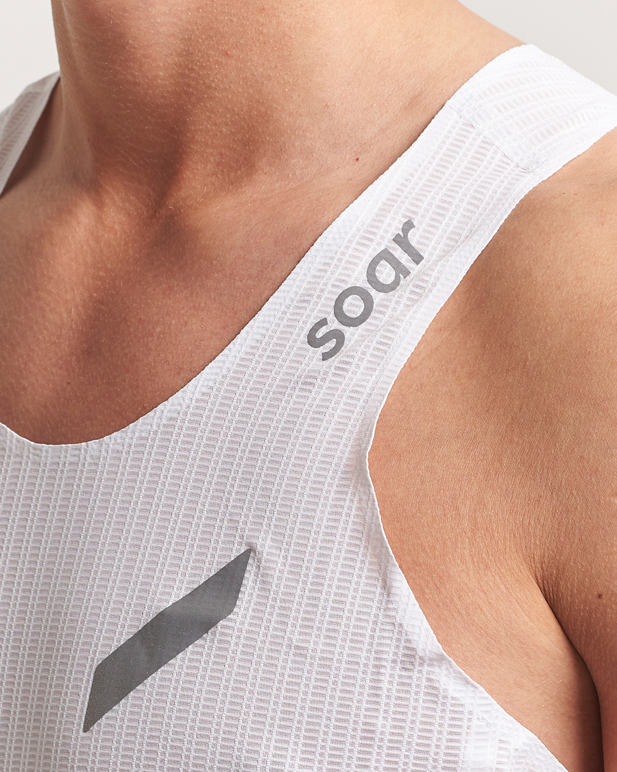 Homme | T-shirts | SOAR Running | Race Vest White