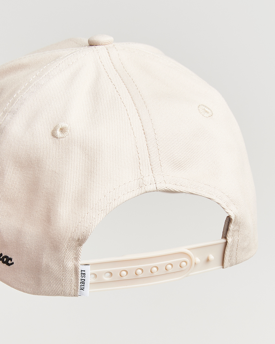 Homme | Les Deux Crew Organic Baseball Cap Ivory | LES DEUX | Crew Organic Baseball Cap Ivory