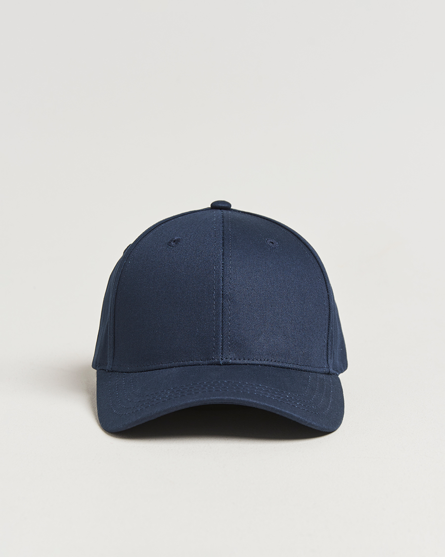 Homme | Les Deux Crew Organic Baseball Cap Dark Navy | LES DEUX | Crew Organic Baseball Cap Dark Navy