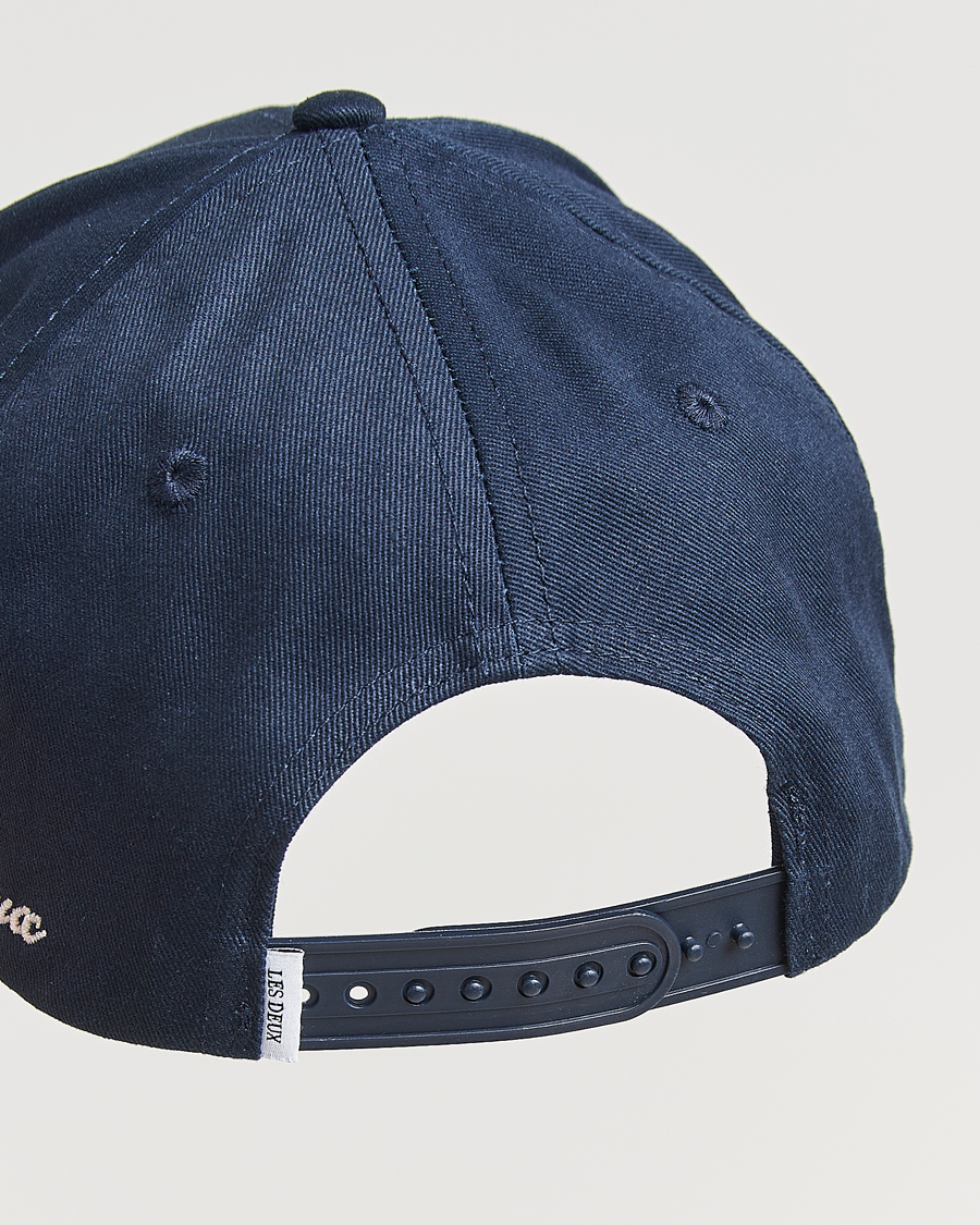 Homme | Les Deux Crew Organic Baseball Cap Dark Navy | LES DEUX | Crew Organic Baseball Cap Dark Navy