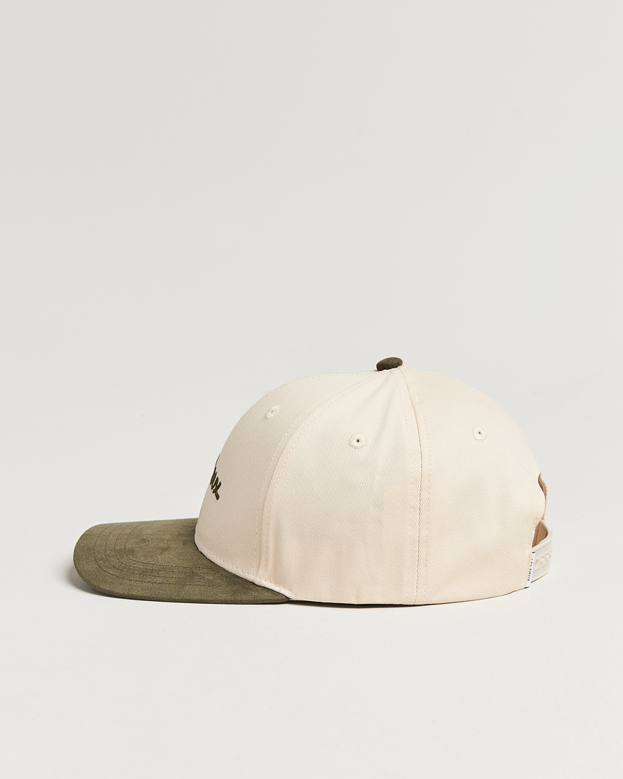 Homme | Les Deux Brad Contrast Suede Baseball Cap Ivory | LES DEUX | Brad Contrast Suede Baseball Cap Ivory