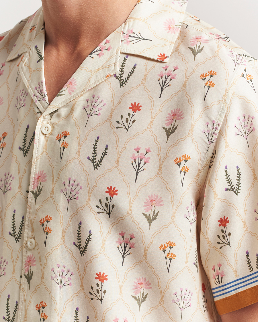 Homme | Chemises | LES DEUX | Lucas AOP Wild Flower Shirt Ivory