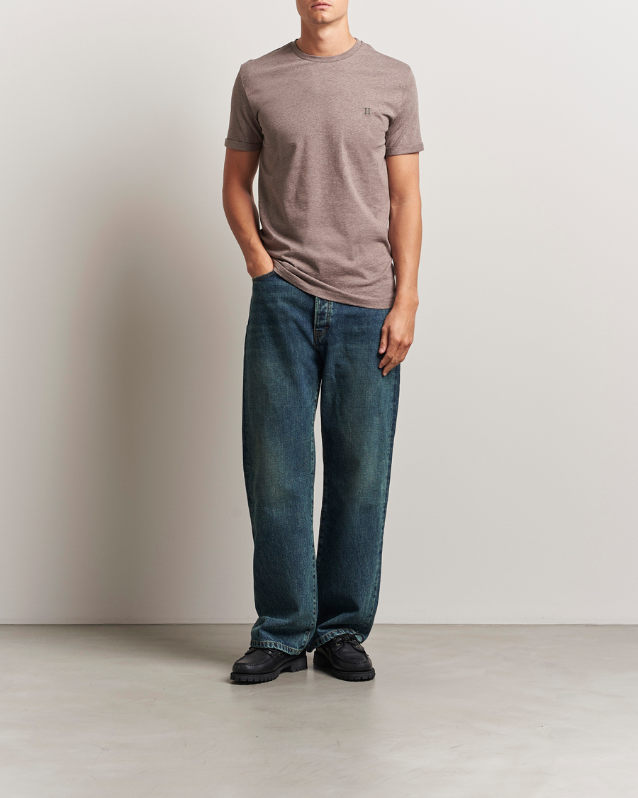 Homme | T-shirts | LES DEUX | Norregaard Contrast T-Shirt Cub Melange