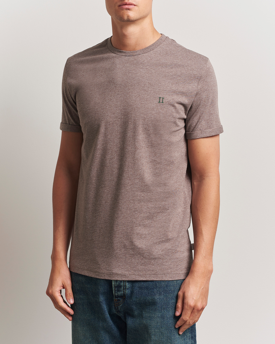 Homme | T-shirts | LES DEUX | Norregaard Contrast T-Shirt Cub Melange