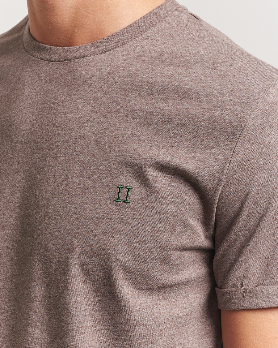 Homme | T-shirts | LES DEUX | Norregaard Contrast T-Shirt Cub Melange