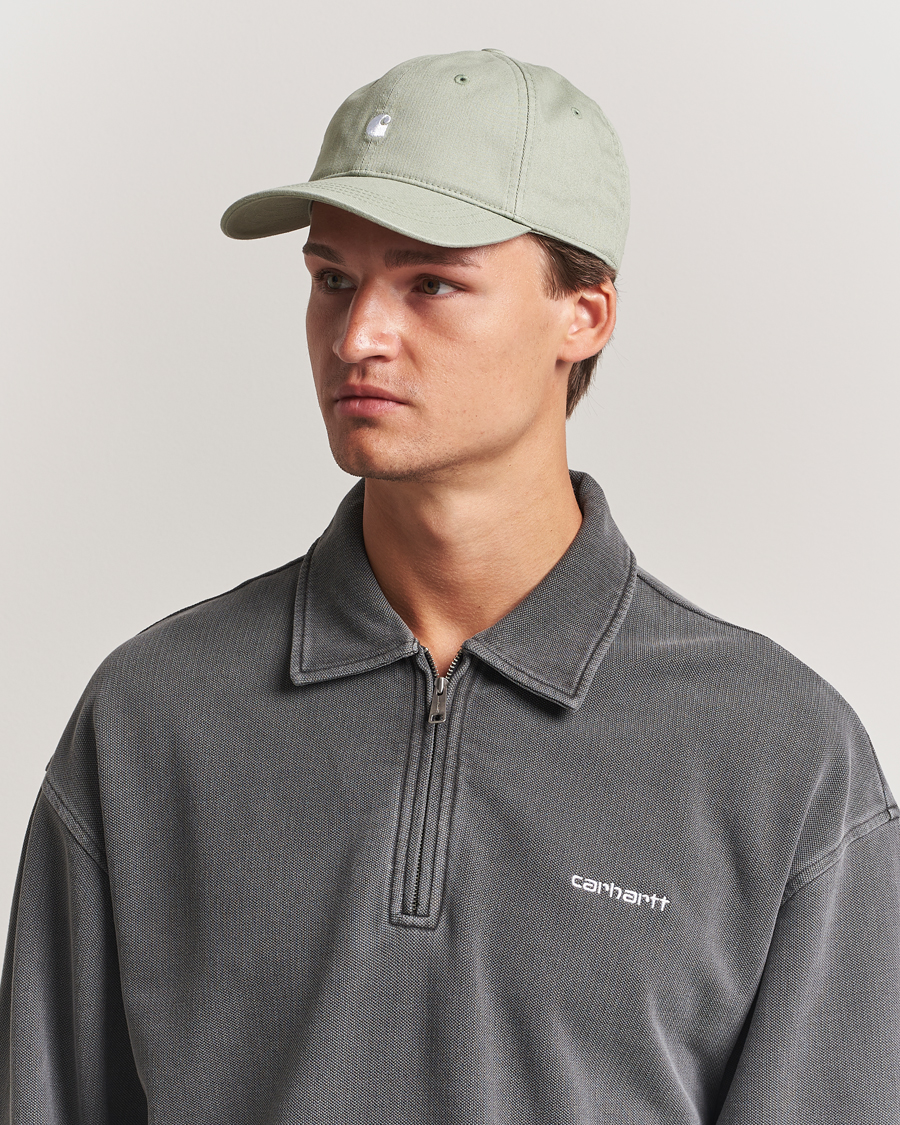 Homme | Carhartt WIP Madison Logo Cap Pale Olive | Carhartt WIP | Madison Logo Cap Pale Olive