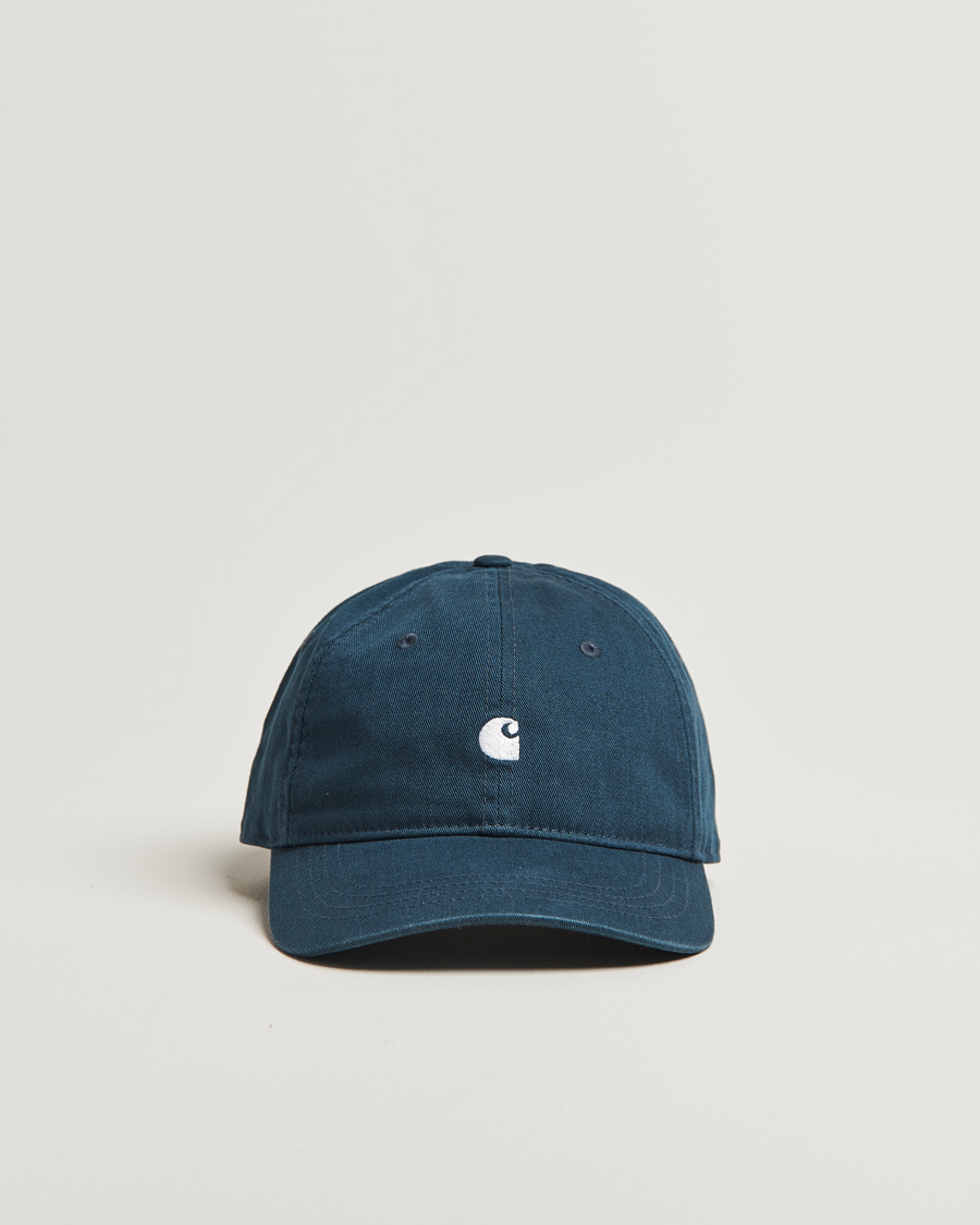 Homme | Carhartt WIP Madison Logo Cap Deep Lagoon | Carhartt WIP | Madison Logo Cap Deep Lagoon