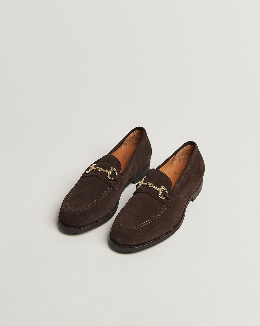 Homme | Loafers | Myrqvist | Karlberg Loafer Dark Brown Suede