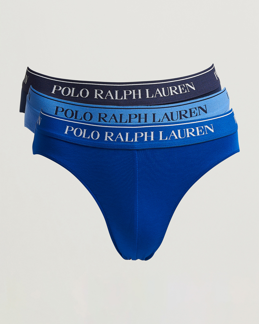 Homme | Sous-Vêtements Et Chaussettes | Polo Ralph Lauren | 3-Pack Low Rise Trunk Navy/Sapphire Star/Bermuda