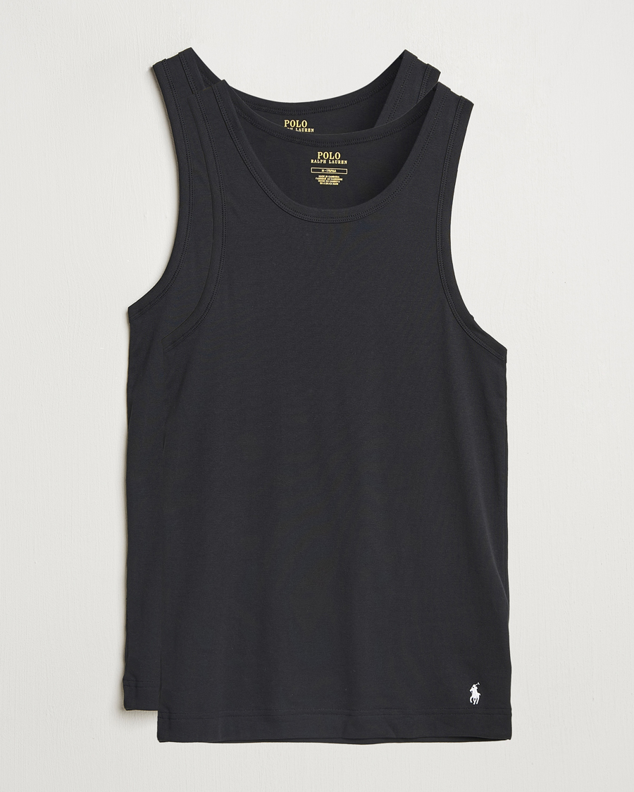 Homme | T-shirts | Polo Ralph Lauren | 2-Pack Classic Tank Top Black