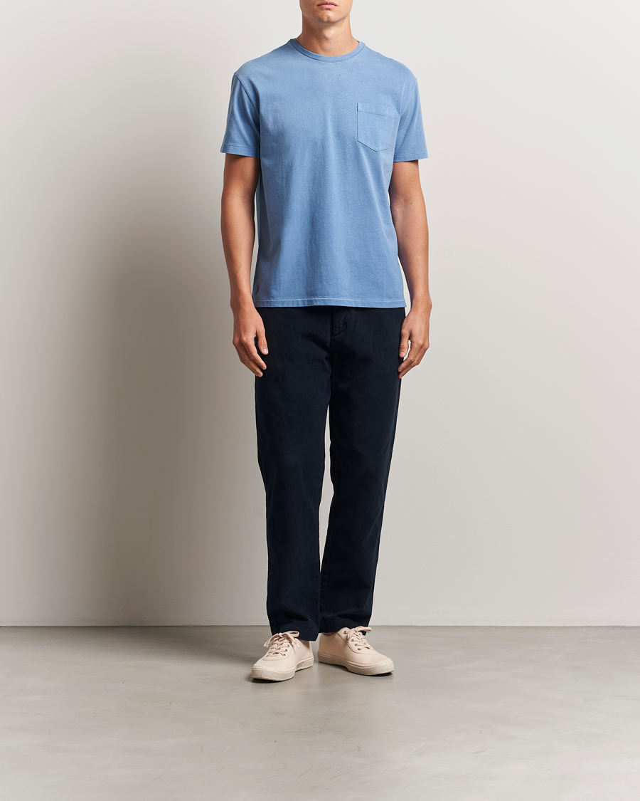 Homme | T-shirts | Polo Ralph Lauren | Washed Classic Fit Pocket Tee Campus Blue