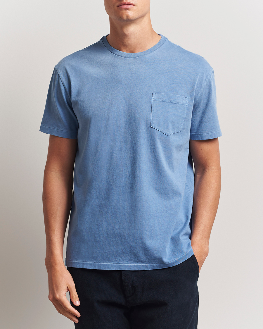 Homme | T-shirts | Polo Ralph Lauren | Washed Classic Fit Pocket Tee Campus Blue