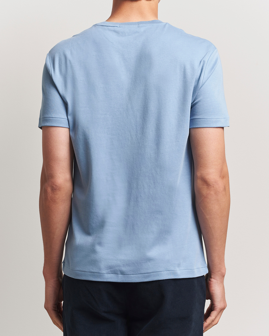 Homme | T-shirts | Polo Ralph Lauren | Luxury Pima Cotton Crew Neck T-Shirt Channel Blue