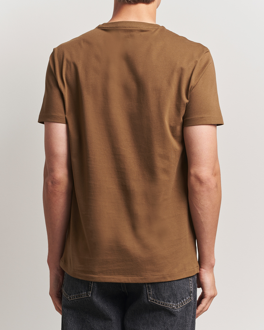 Homme | T-shirts | Polo Ralph Lauren | Custom Slim Fit Crew Neck T-Shirt Nature Brown