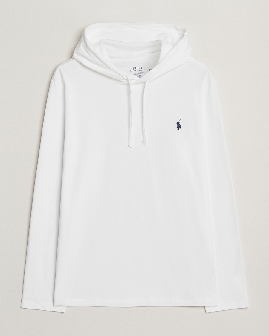 Homme | T-shirts | Polo Ralph Lauren | Long Sleeve Hooded T-Shirt White