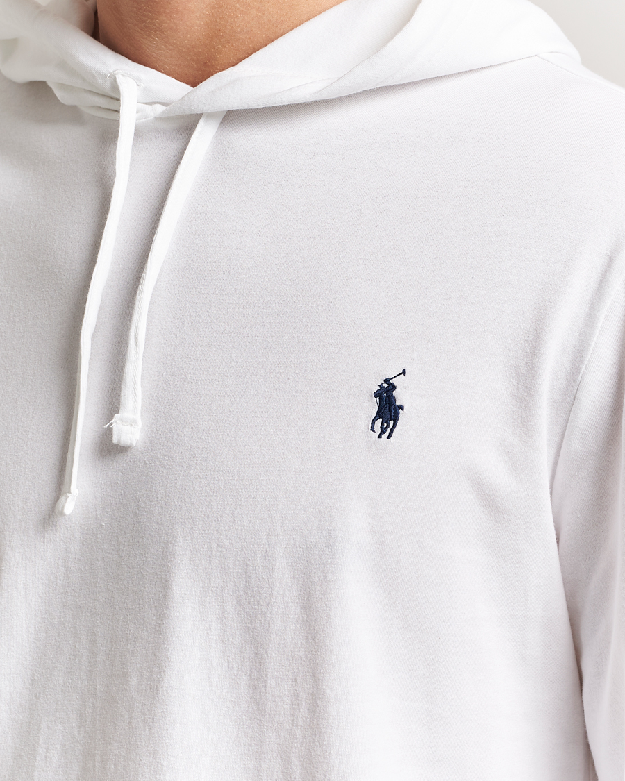 Homme | T-shirts | Polo Ralph Lauren | Long Sleeve Hooded T-Shirt White