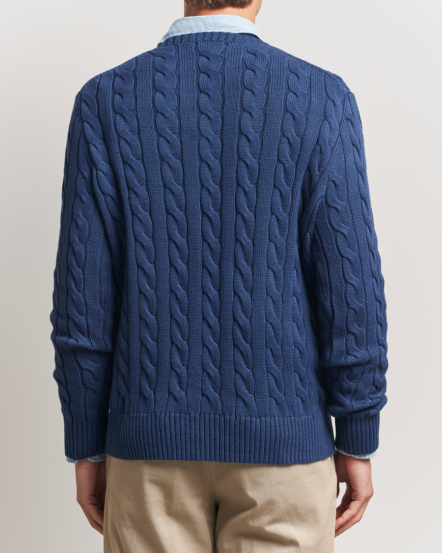 Homme | Pulls Et Tricots | Polo Ralph Lauren | Cotton Cable Pullover Light Navy