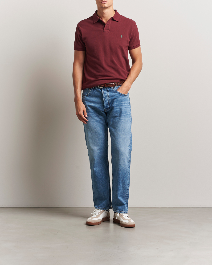 Homme | Polos | Polo Ralph Lauren | Slim Fit Polo Red Wine