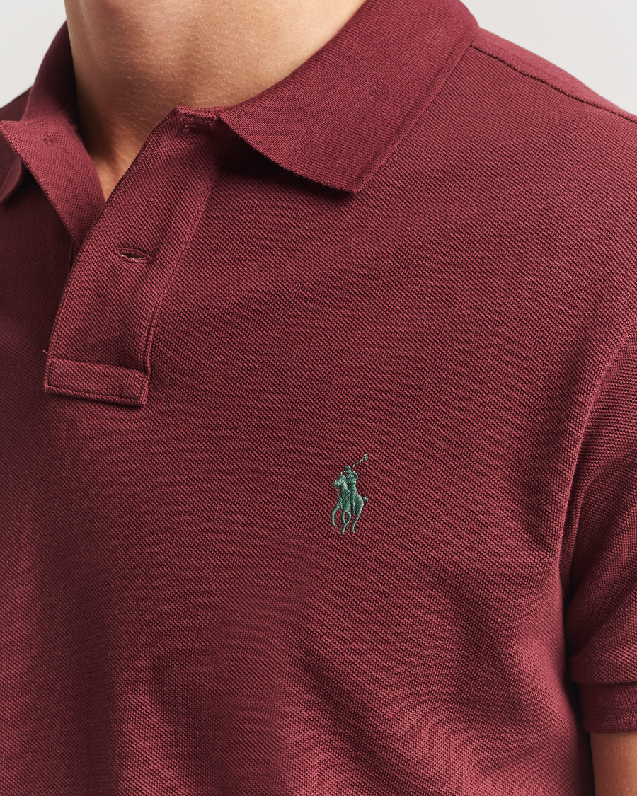 Homme | Polos | Polo Ralph Lauren | Slim Fit Polo Red Wine