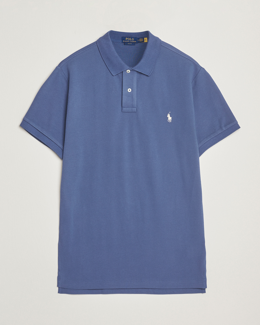 Homme | Polos | Polo Ralph Lauren | Slim Fit Polo Earth Blue