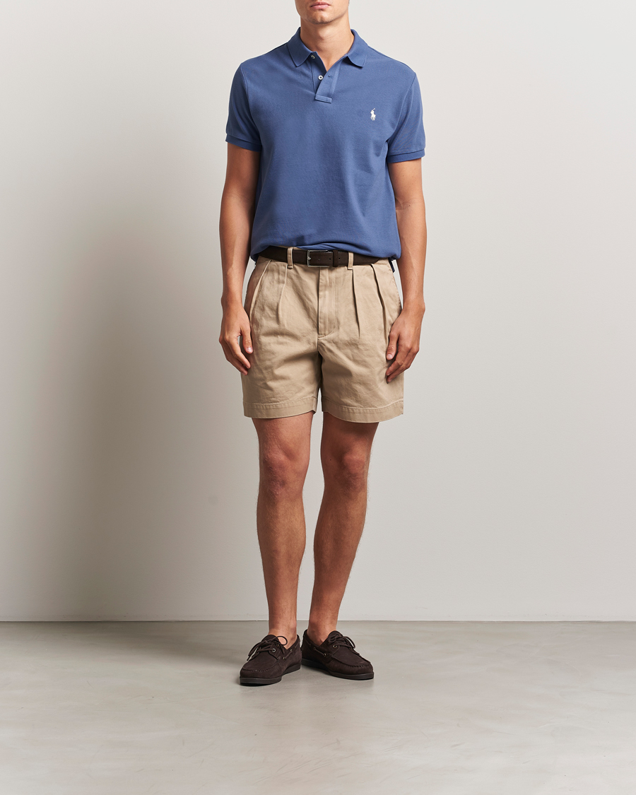 Homme | Polos | Polo Ralph Lauren | Slim Fit Polo Earth Blue