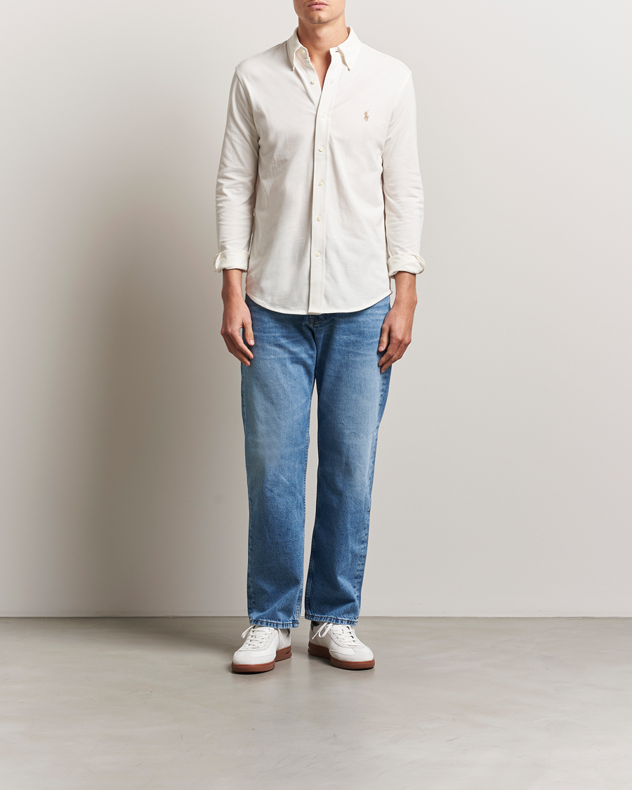 Homme | Chemises | Polo Ralph Lauren | Featherweight Mesh Shirt Pale Cream