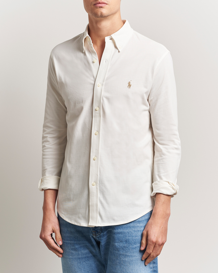 Homme | Chemises | Polo Ralph Lauren | Featherweight Mesh Shirt Pale Cream