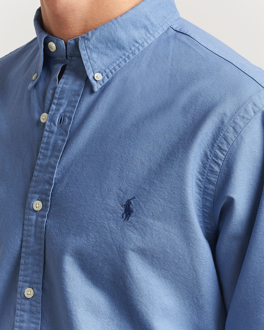 Homme | Chemises | Polo Ralph Lauren | Custom Fit Oxford Shirt Bastille Blue